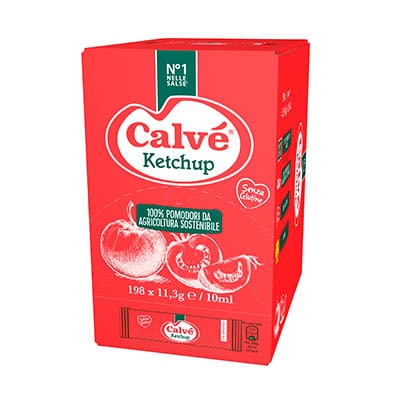 Calvè Ketchup - Con le monodosi Calvé puoi offrire le salse dal tipico gusto italiano, in un formato che ti permette di tenere i costi sotto controllo.