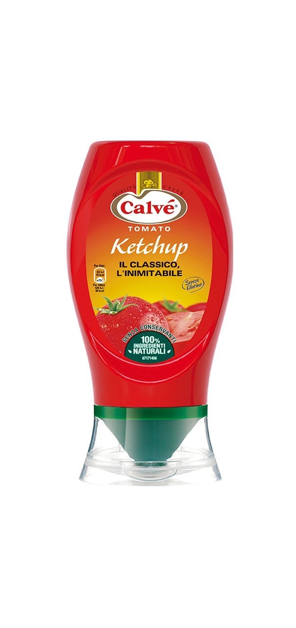 Calvé Tomato Ketchup Top Down 430 ml -