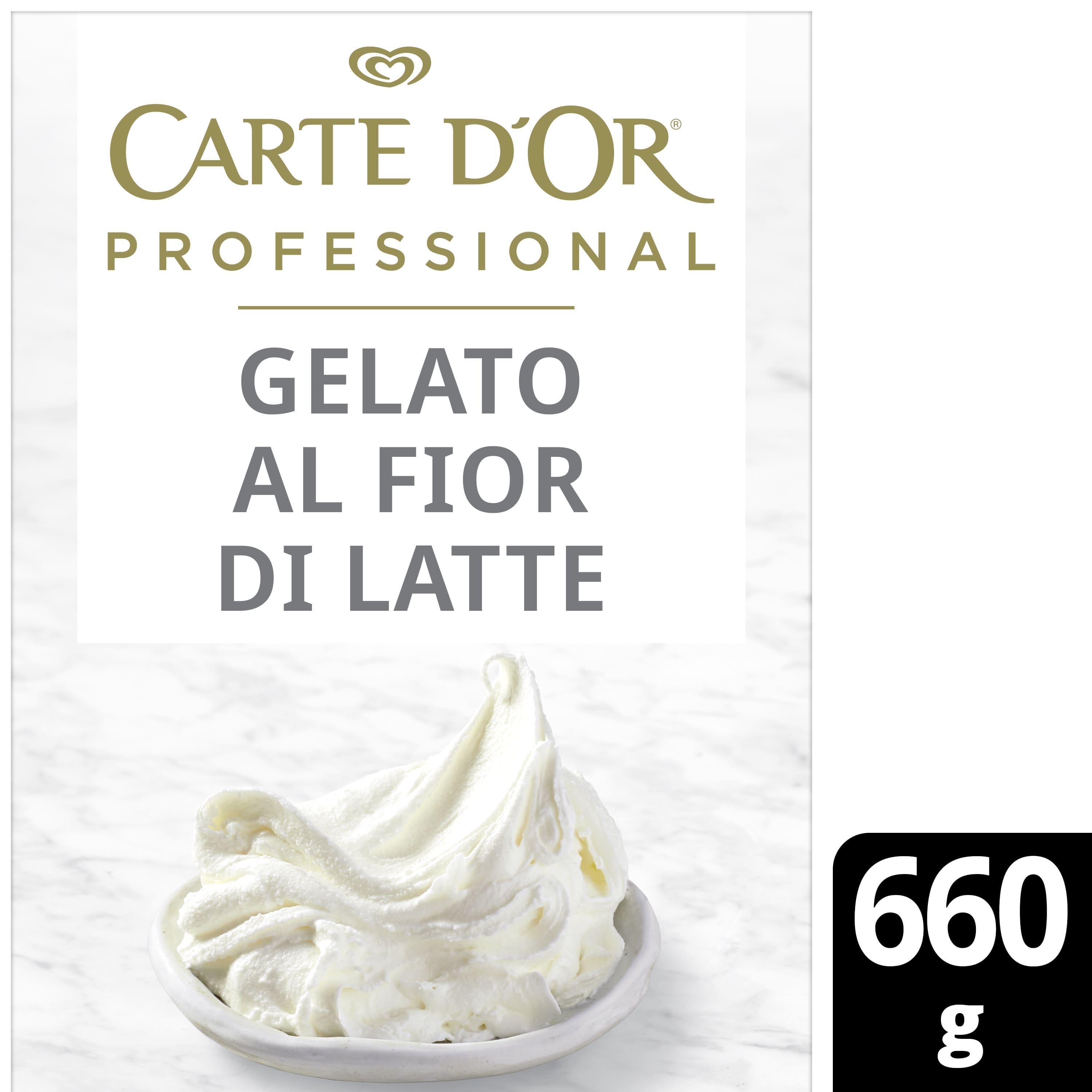 Carte d’Or preparato per Gelato al gusto Fior di Latte 660 Gr - 