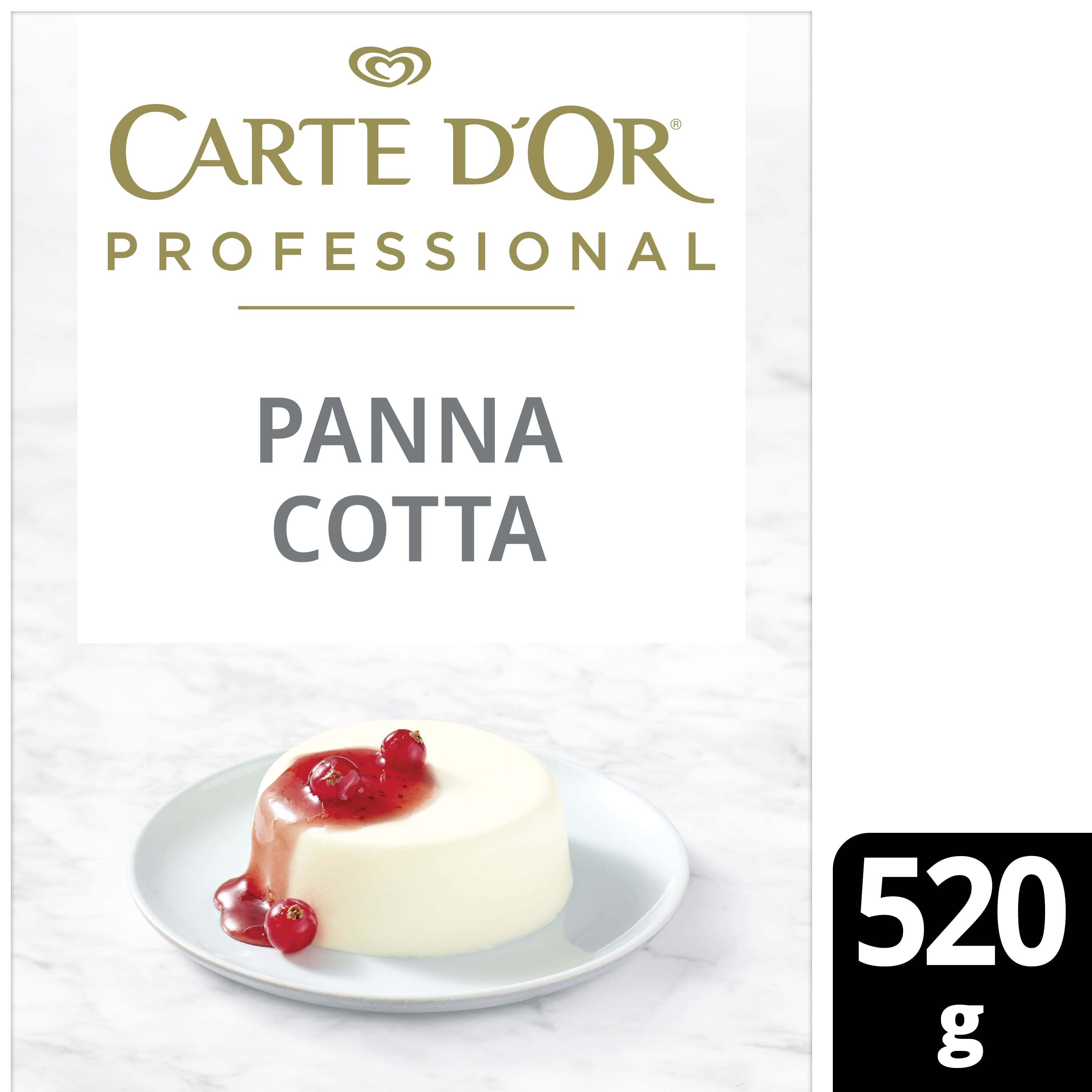 Carte d’Or preparato per Panna Cotta 520 Gr - Per il gusto ed il colore autentici e la consistenza perfetta anche dopo 24 ore, la Panna Cotta Carte d’Or è la numero 1 per gli Chef*. Finalmente senza glutine.