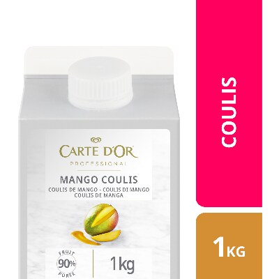 Coulis di Mango 1kg - I Coulis di Frutta Carte d’Or sono frutta fresca pronta all’uso.