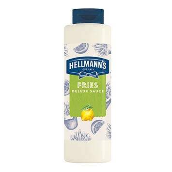 Hellmann’s Fries deluxe sauce 850ml - La gamma Street Food unisce la qualità delle salse Hellmann’s alla versatilità del formato per foodservice.