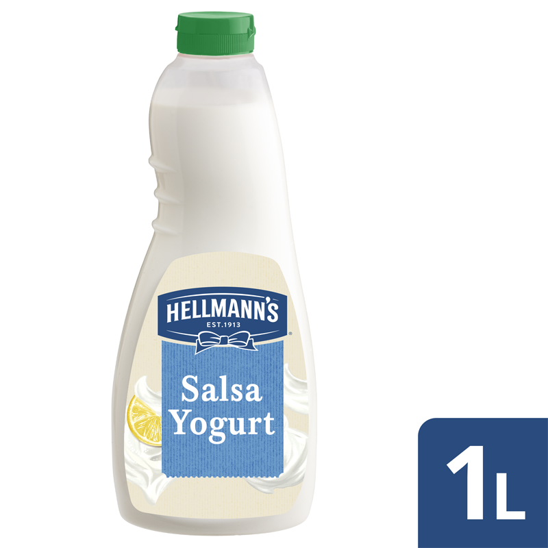 Hellmann's Salsa Yogurt 1L - I Dressing Hellmann’s ti aiutano a creare con facilità insalate sempre nuove e gustose.