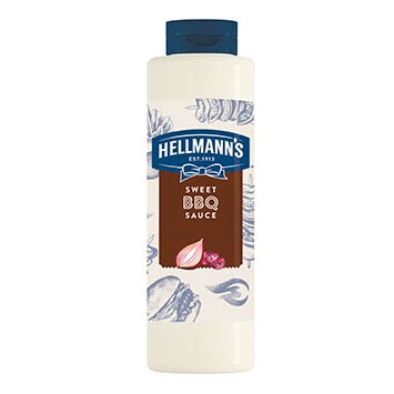 Hellmann’s sweet bbq 826ml - La gamma Street Food unisce la qualità delle salse Hellmann’s alla versatilità del formato per foodservice.