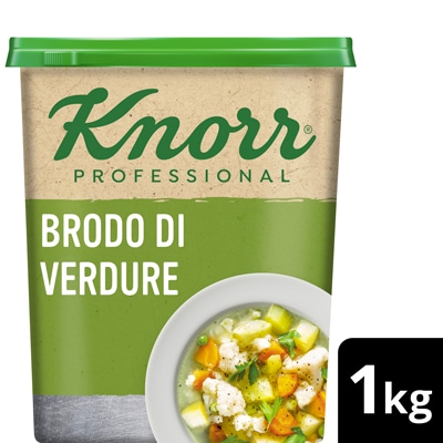 Knorr Brodo Verdure Granulare Senza Glutine 1 Kg - La nuova range di Brodi Knorr è la base perfetta per impostare i tuoi piatti. Senza glutine e senza glutammato.