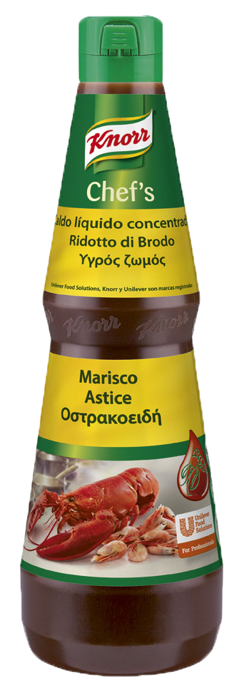 Knorr Ridotto di Brodo Astice 1 Lt - La marinatura con il Ridotto Knorr migliora il gusto, il colore e l’aspetto dei tuoi ingredienti congelati.