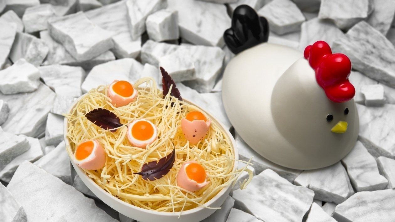 Kinder Eggs di pannacotta alla vaniglia e yogurt – - Ricetta