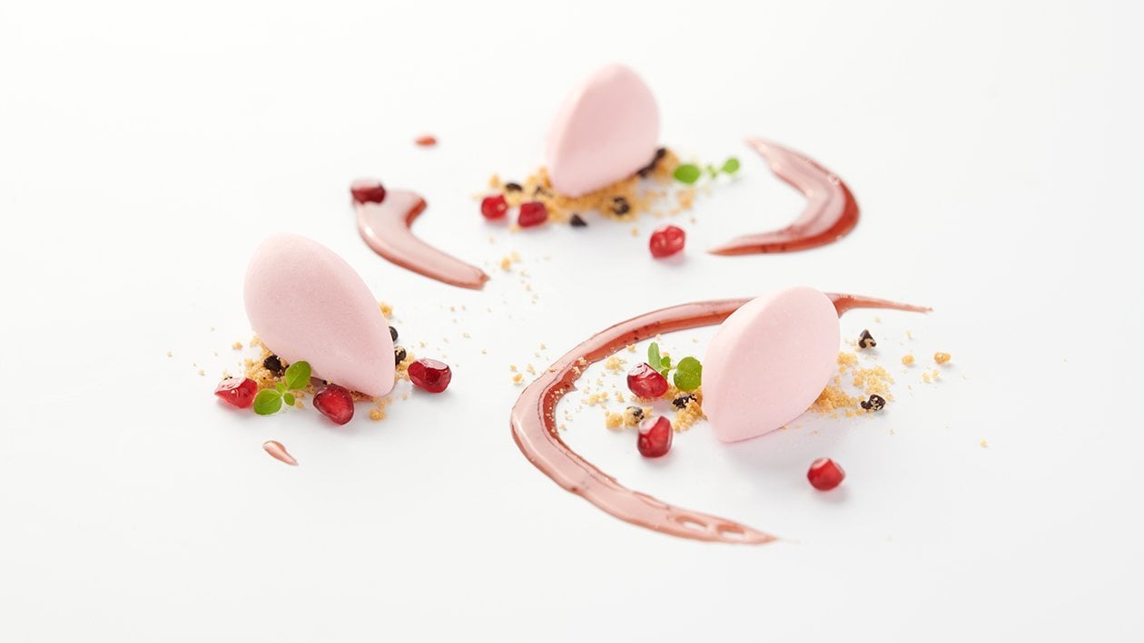 Quenelle di mousse al lampone – - Ricetta