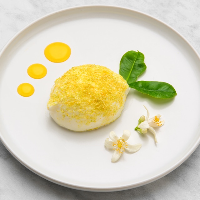 Variazione di pannacotta al limone