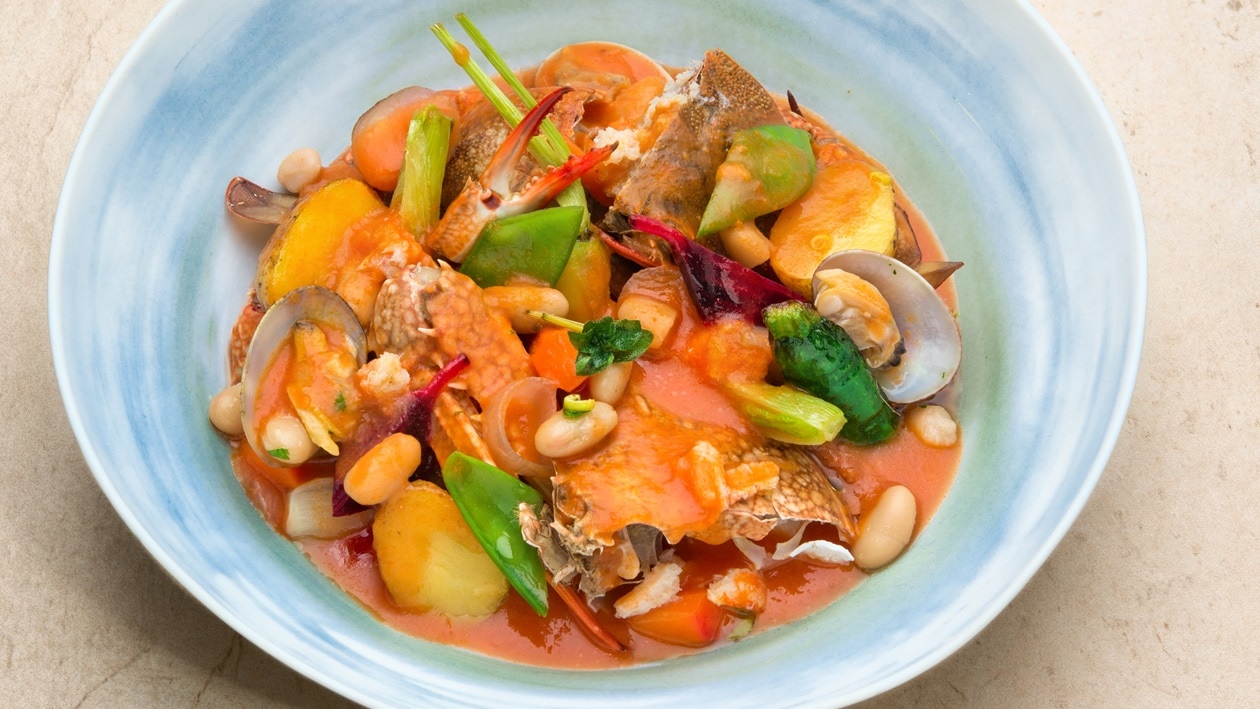 Zuppa di granchi e molluschi – - Ricetta