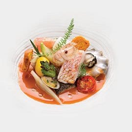 Brodetto di pesce allo zafferano con patate e finocchietti Brodetto di pesce allo zafferano con patate e finocchietti
