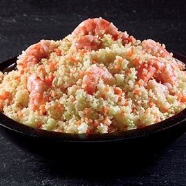 Cous Cous agli agrumi con gamberi Cous Cous agli agrumi con gamberi