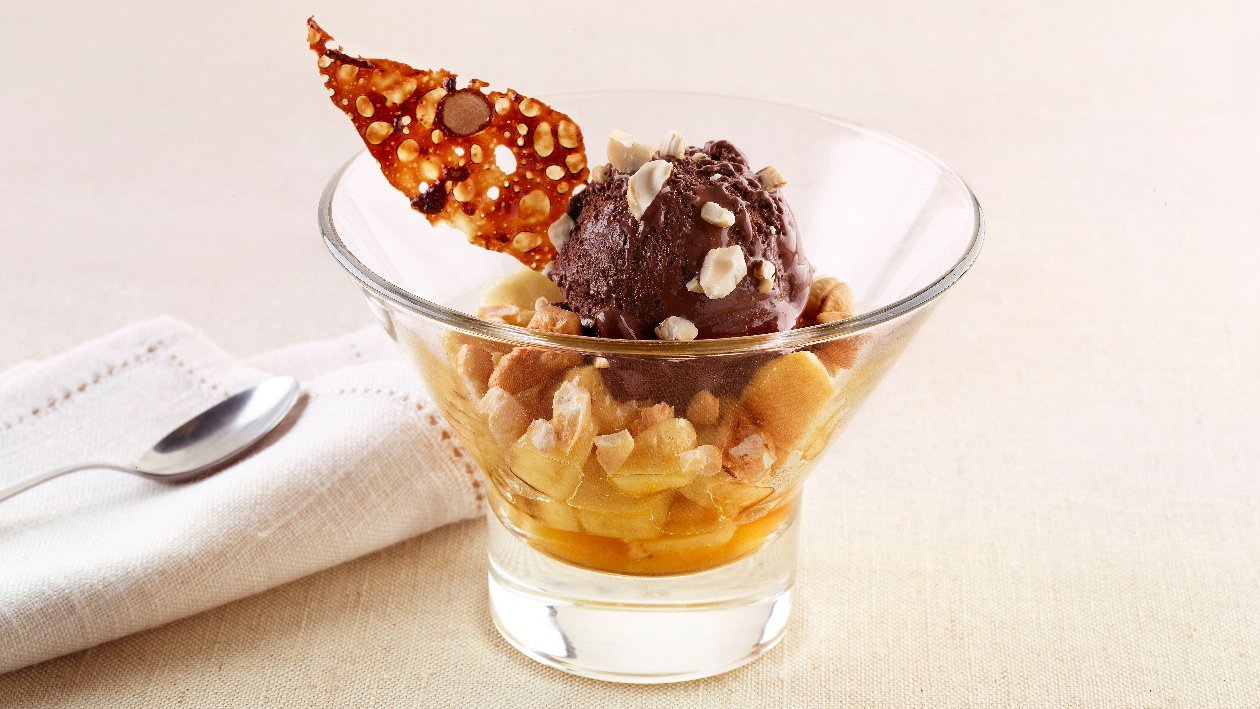 Gelato al cioccolato, banana e anacardi – Ricetta Gelato al cioccolato, banana e anacardi – Ricetta