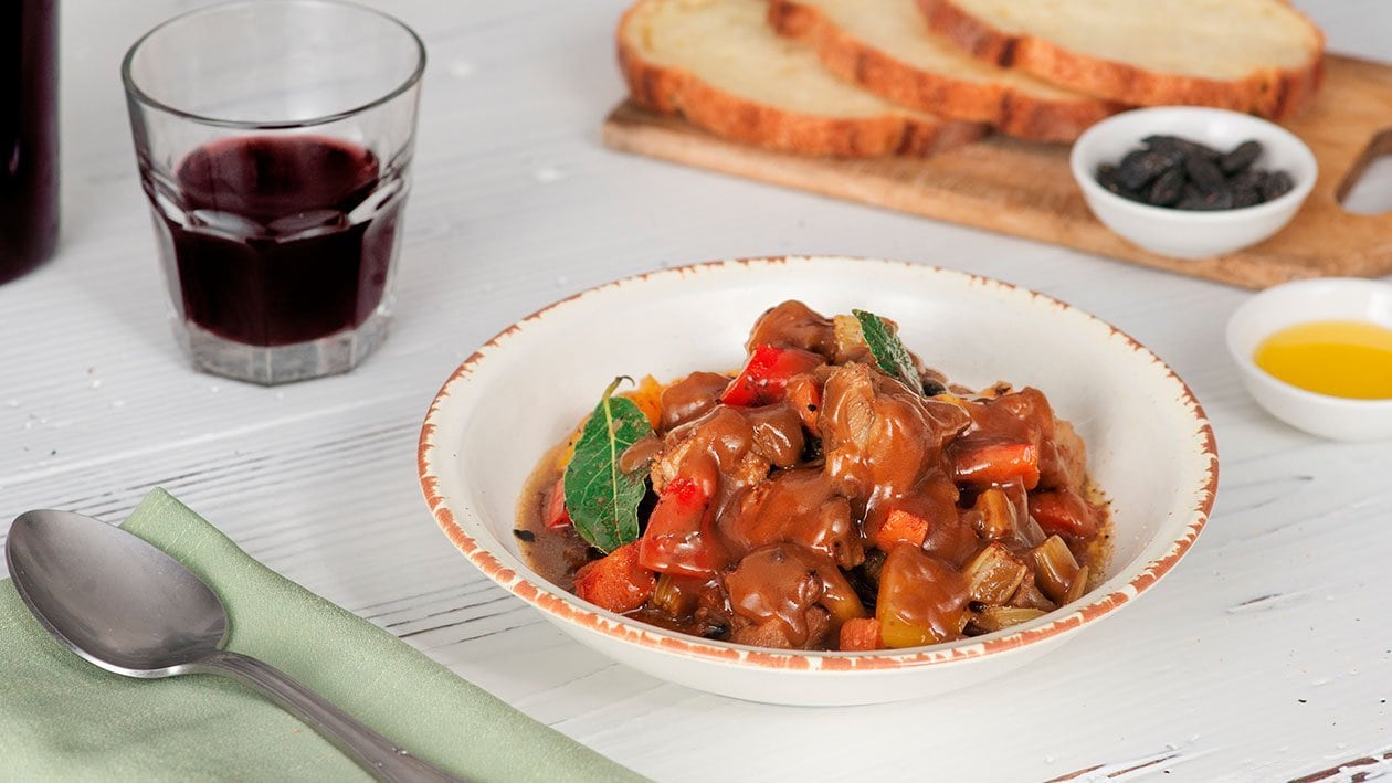 Goulash di maiale alla fava di tonka – - Ricetta