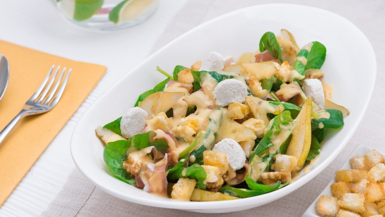 Insalata di spinaci, noci e pere – - Ricetta