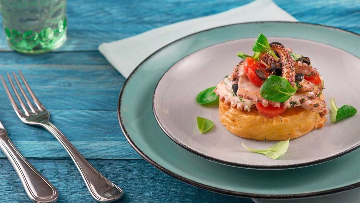 Insalatina di polpo e patate affumicata – - Ricetta