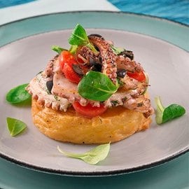 Insalatina di polpo e patate affumicata Insalatina di polpo e patate affumicata