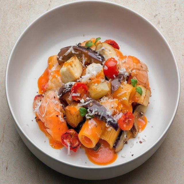 Mezze maniche alla norma Mezze maniche alla norma