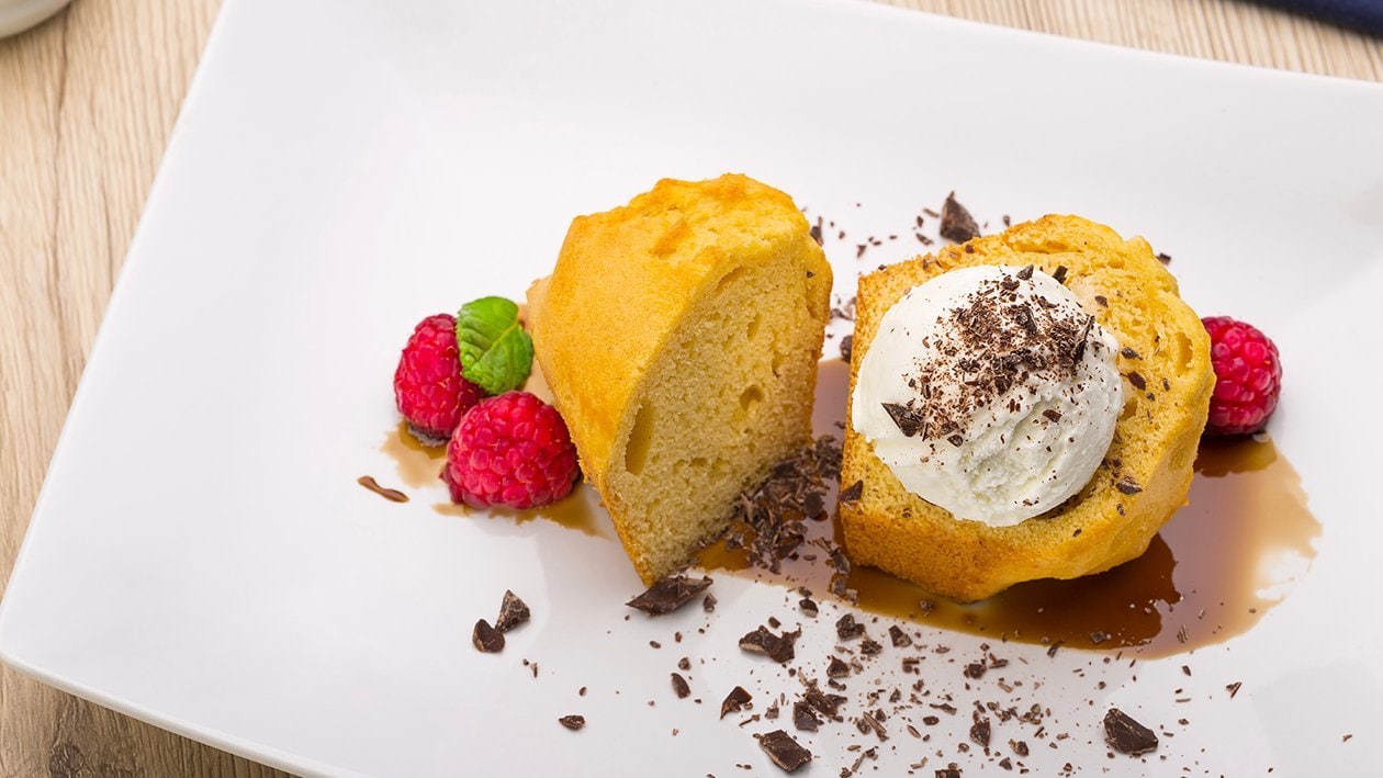 plum cake gluten free con gelato al fiordilatte e scaglie di cioccolato – - Ricetta