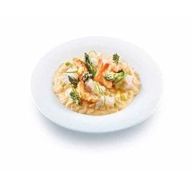 Risotto con crostacei, asparagi e lime Risotto con crostacei, asparagi e lime