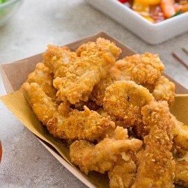 Sweet & sour fried chicken