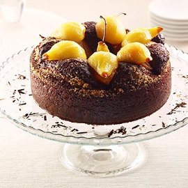 Torta al cioccolato e pere Torta al cioccolato e pere