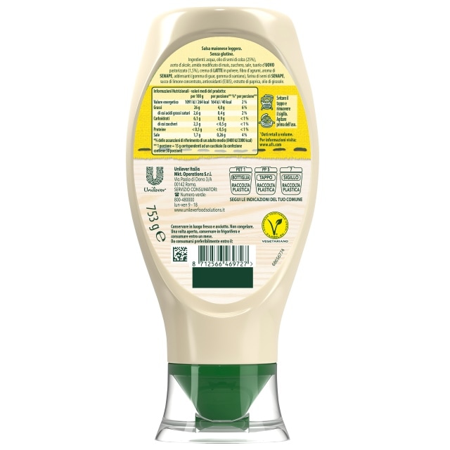 Calvé Gastronomica Cremosa Top Down 750 ml - 