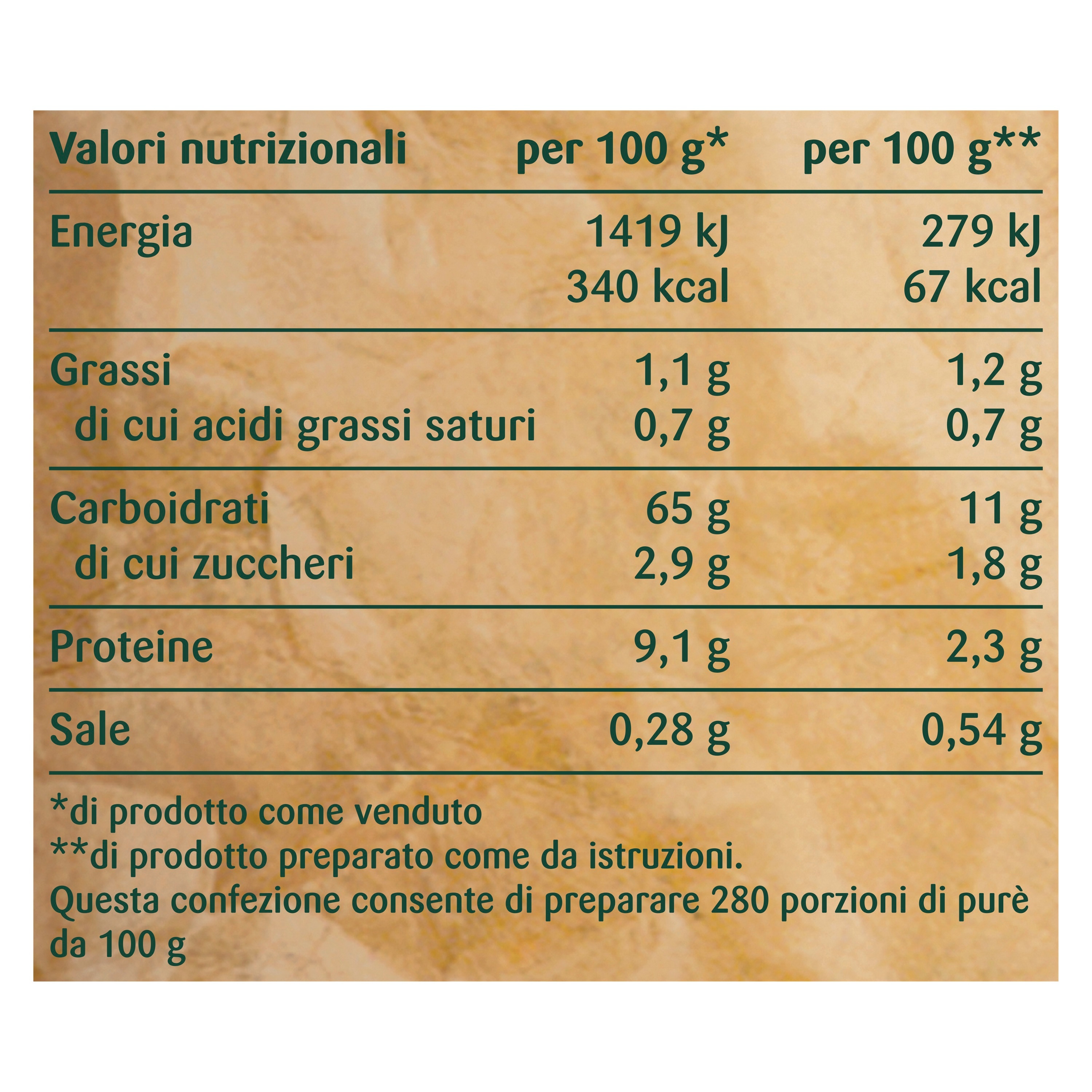 Pfanni Fiocchi di Patate - Il fiocchi di patate Pfanni hanno sapore e colore naturali e una perfetta consistenza, perché sono fatti con patate di qualità.