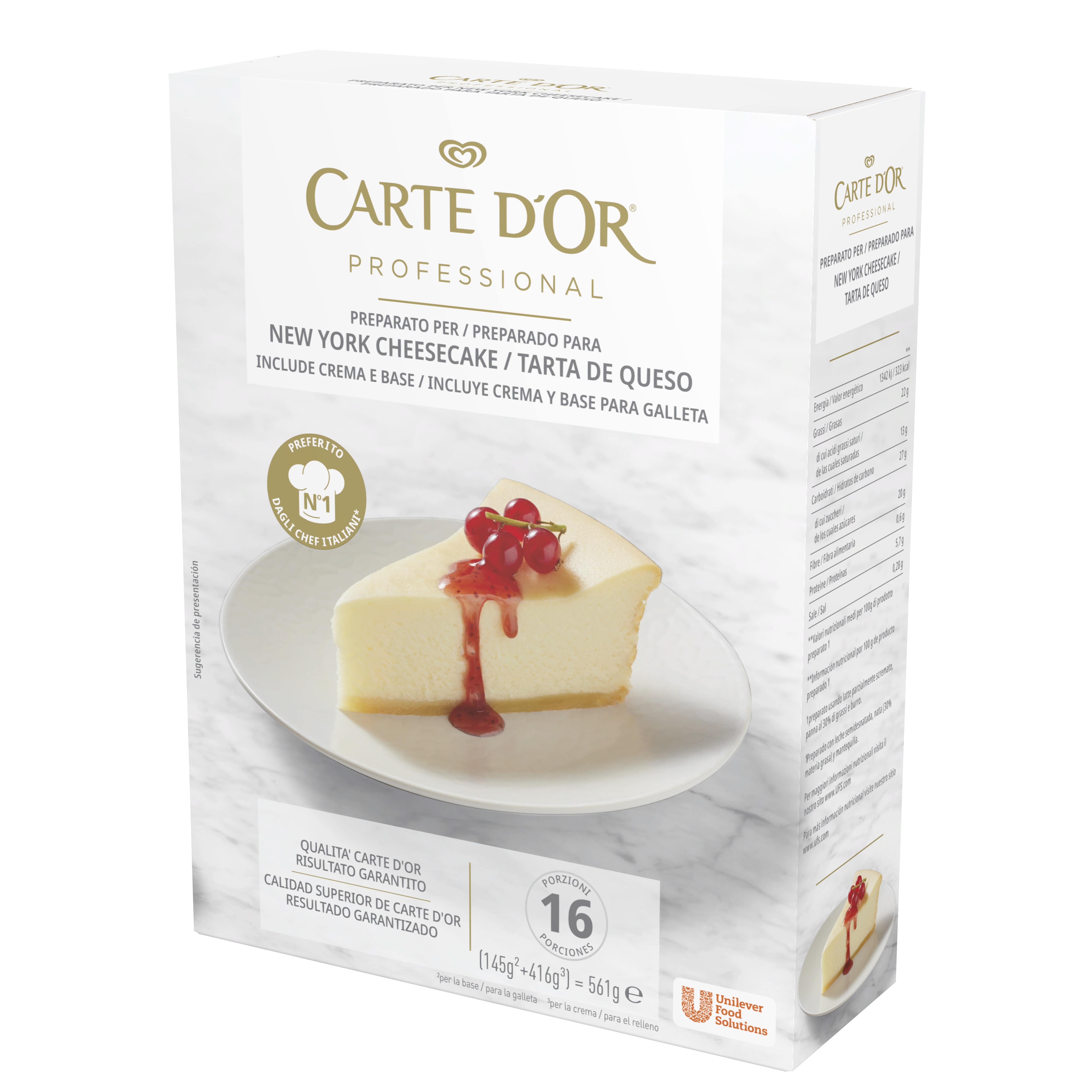 Carte d’Or preparato in polvere per New York Cheesecake 561 Gr - 