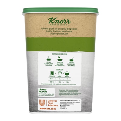 Brodo Verdure granulare knorr - La nuova range di Brodi Knorr è la base perfetta per impostare i tuoi piatti. Senza glutine e senza glutammato.