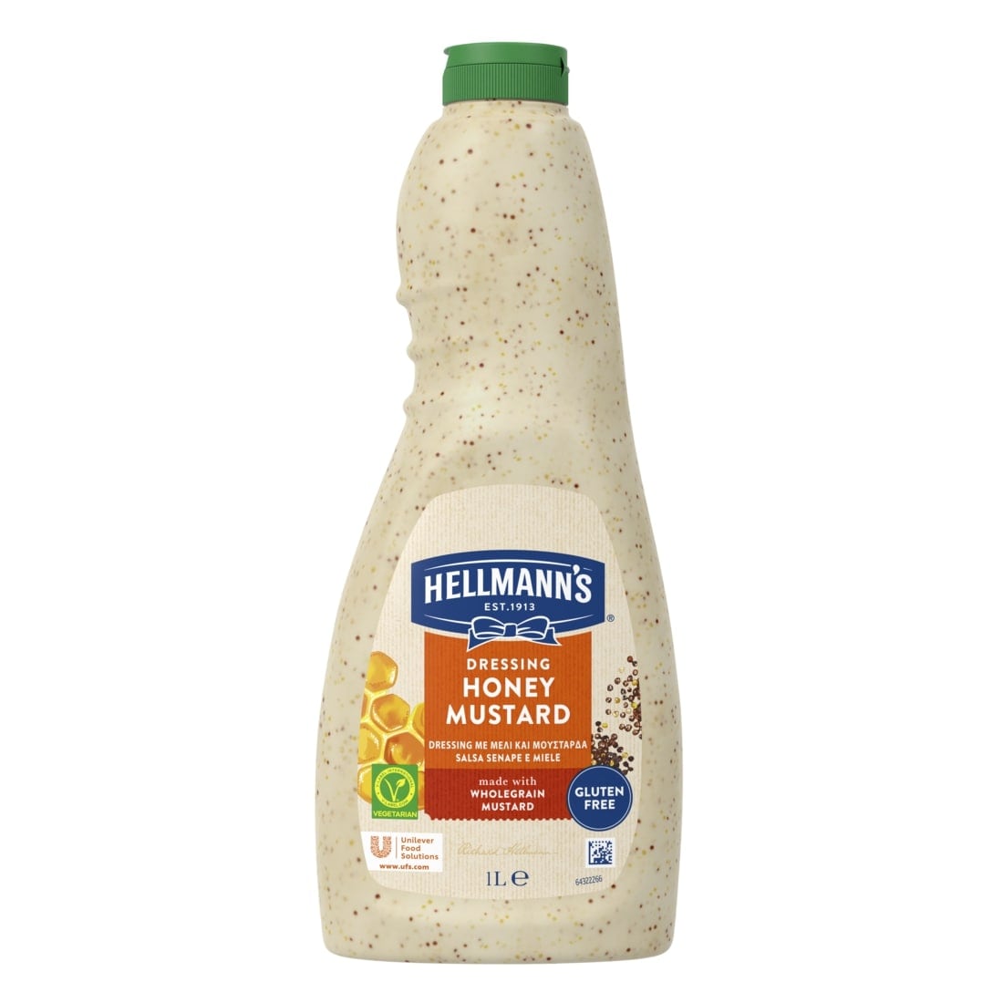 Hellmann's Salsa Honey Mustard 1L - I Dressing Hellmann’s ti aiutano a creare con facilità insalate sempre nuove e gustose.