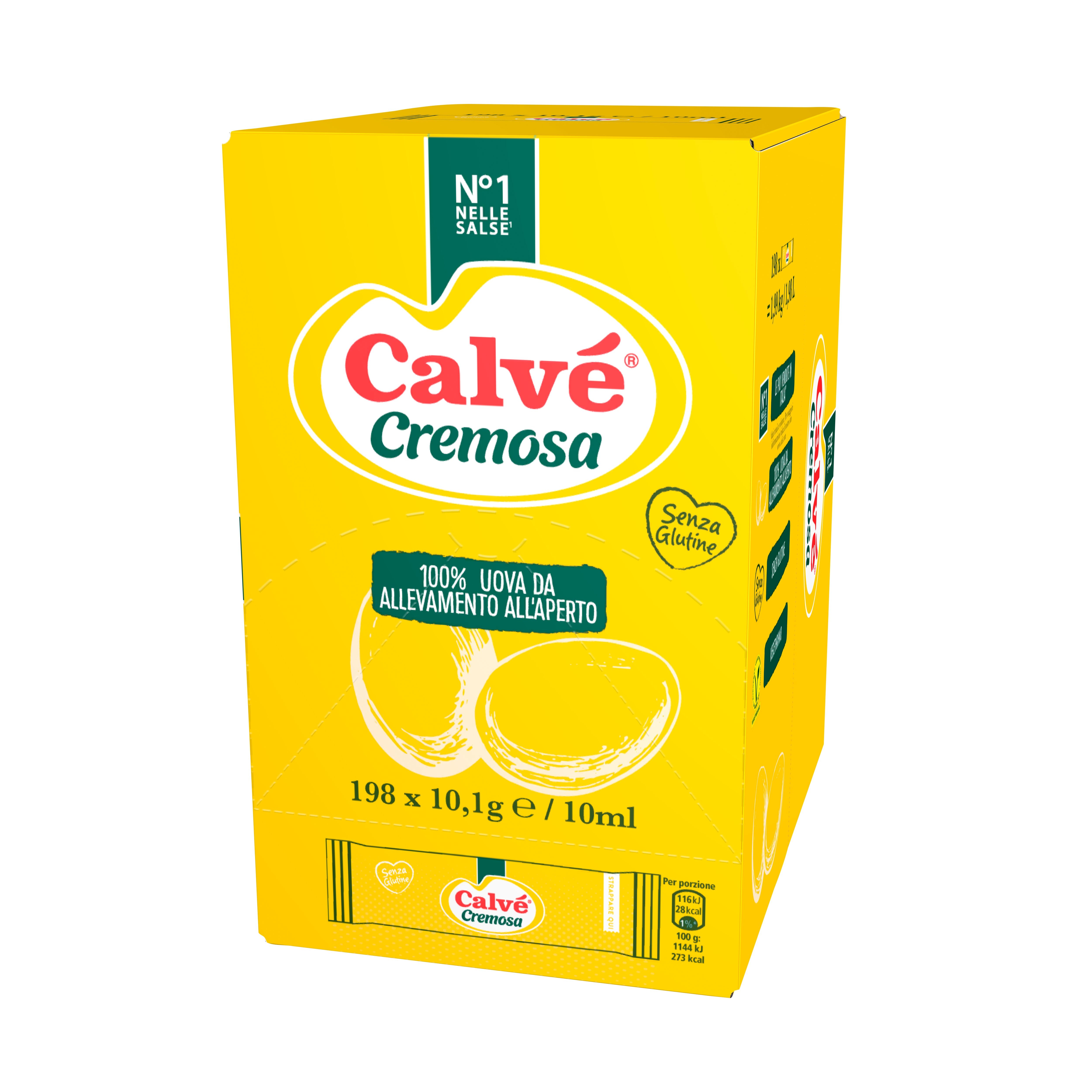 Calvè Cremosa - Con le monodosi Calvé puoi offrire le salse dal tipico gusto italiano, in un formato che ti permette di tenere i costi sotto controllo.