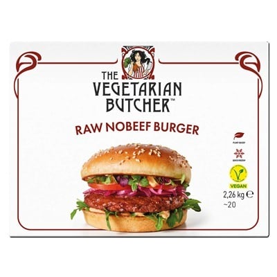 Raw NOBEEF Burger 2,26 kg - “The Vegetarian Butcher mi permette di accontentare i miei ospiti, senza complessità aggiuntive in cucina o durante il servizio.”