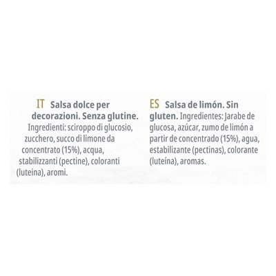 Carte D’Or Topping Limone - I Topping Carte D’Or ti consentono con un solo gesto di personalizzare i tuoi dolci con i gusti più trendy