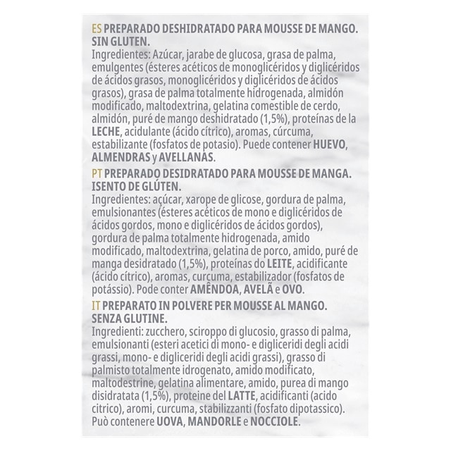 Carte D’Or preparato per Mousse al Mango - Carte D’Or ti offre una ricca gamma di mousse, classiche e di tendenza, per aggiornare il tuo menù in modo semplice ma sempre originale