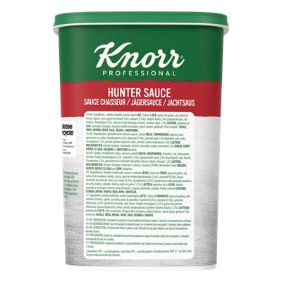 Salsa per Selvaggina - La Salsa per Selvaggina Knorr Professional è ideale per arricchire e completare i piatti a base di selvaggina con le giuste note di pancetta e porcini per arricchirne il sapore