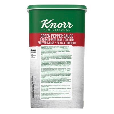 salsa pepe verde Knorr - La Salsa al Pepe Verde Knorr Professional, coi suoi grani interi, dà gusto e pregio anche alle ricette più semplici