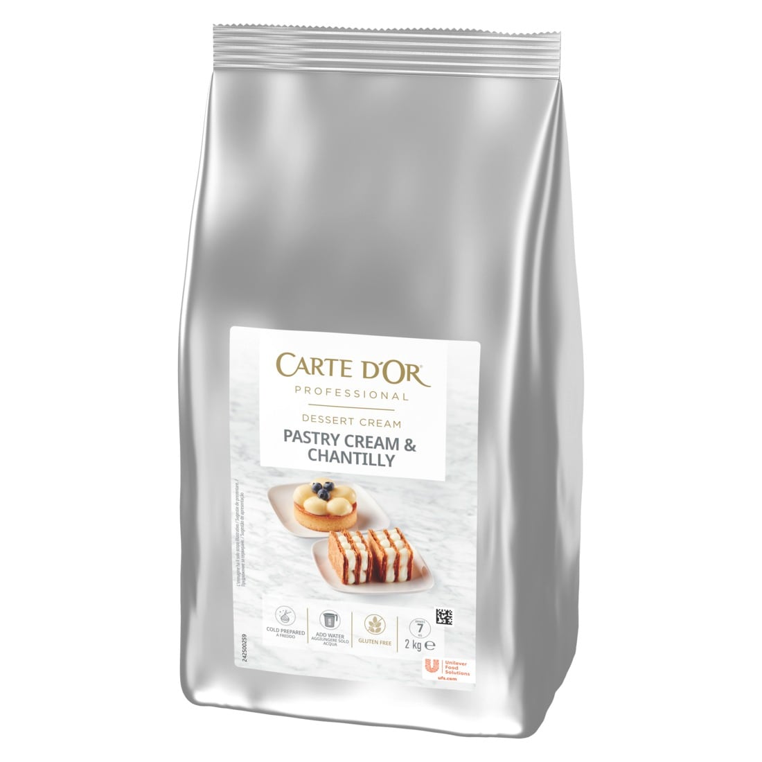 Crema a freddo per Pastry Cream & Chantilly Carte D’Or Professional 2Kg - Ho bisogno di offrire un dolce in linea con le tendenze attuali, sostenibile nei costi e capace di valorizzare l’esperienza dell’ospite