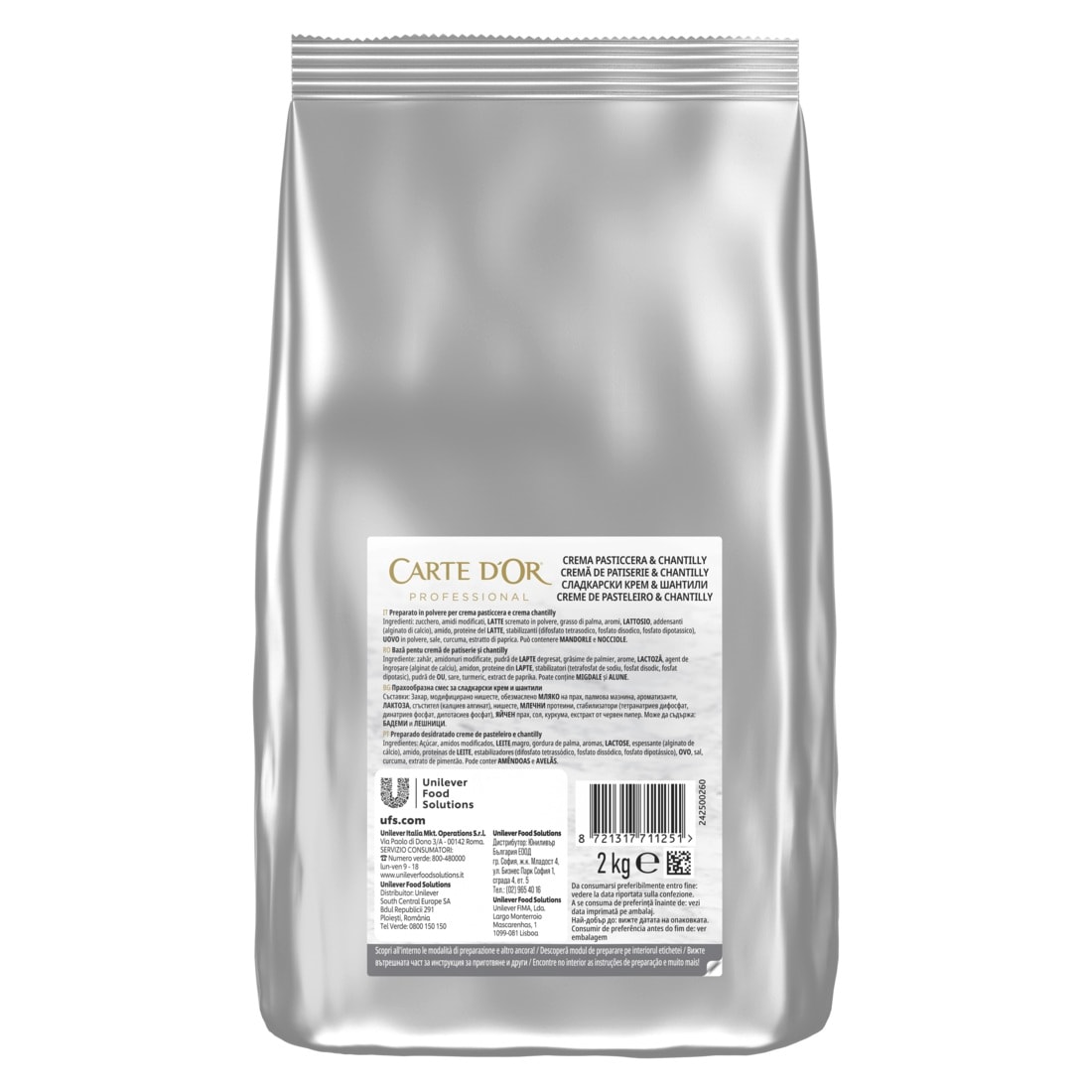 Crema a freddo per Pastry Cream & Chantilly Carte D’Or Professional 2Kg - Ho bisogno di offrire un dolce in linea con le tendenze attuali, sostenibile nei costi e capace di valorizzare l’esperienza dell’ospite