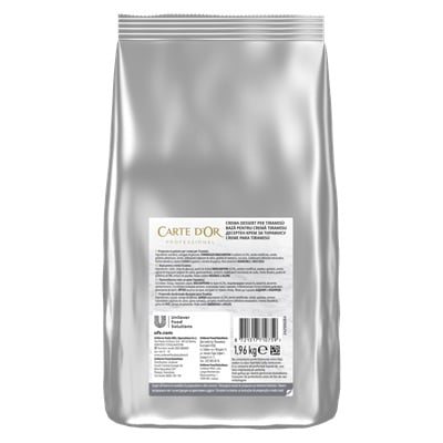 Crema a freddo per Tiramisù Carte D’Or Professional 1,96Kg - La crema a freddo per Tiramisù Carte d’Or Professional è ideale per realizzare dolci tradizionali e rivisiati dal risulato garantito. Perfetto per la sua versatilità e stabilità.