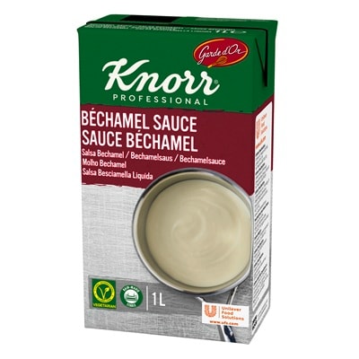 Knorr Professional Salsa liquida Besciamella - Knorr Professional arricchisce l’offerta con una salsa madre pronta all’uso: Salsa Besciamella Liquida. La salsa Besciamella pronta all’uso offre massima praticità e facilità d’utilizzo mantenendo alta qualità, con caratteristiche sensoriali identiche a quelle di un prodotto artigianale
