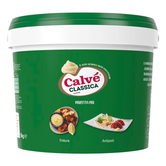 Calvé Maionese Classica - La maionese Classica Calvé, preparata con ingredienti semplici e di qualità e dal gusto irresistibile amato dagli italiani, è perfetta per soddisfare tutte le esigenze culinarie.