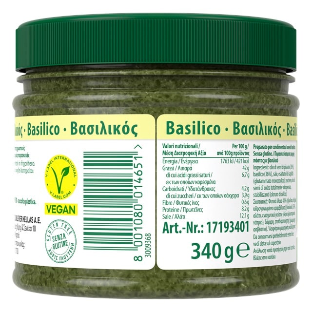 Knorr Primerba Basilico 340 Gr - 