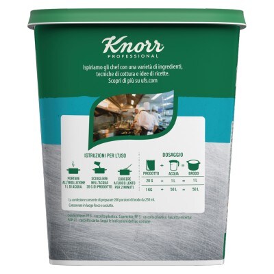 Knorr Professional brodo di pesce granulare 1 Kg - Il Brodo di Pesce Knorr esalta il sapore di tutti i piatti a base di pesce.