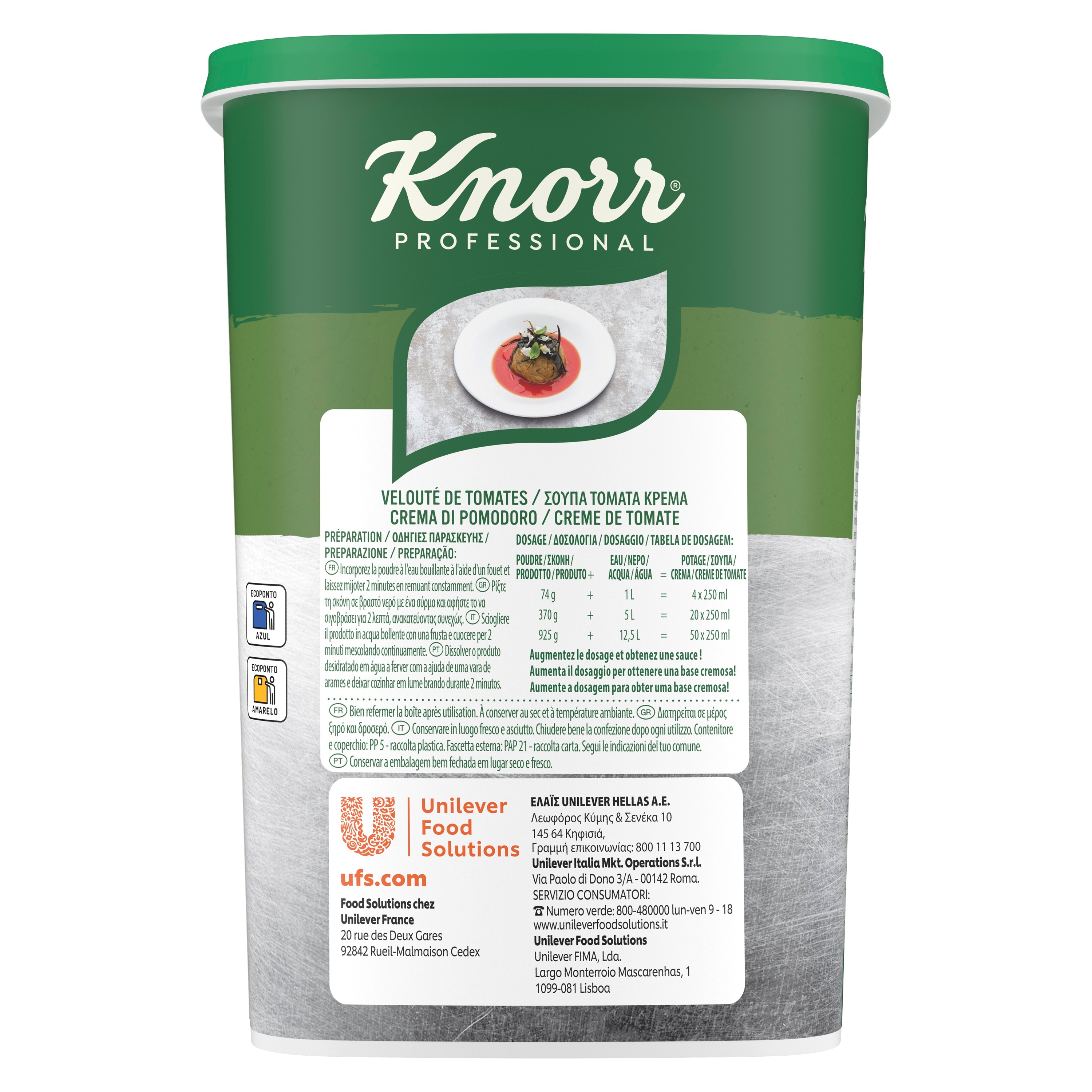 Knorr Professional Crema di Pomodoro 925 Gr - 