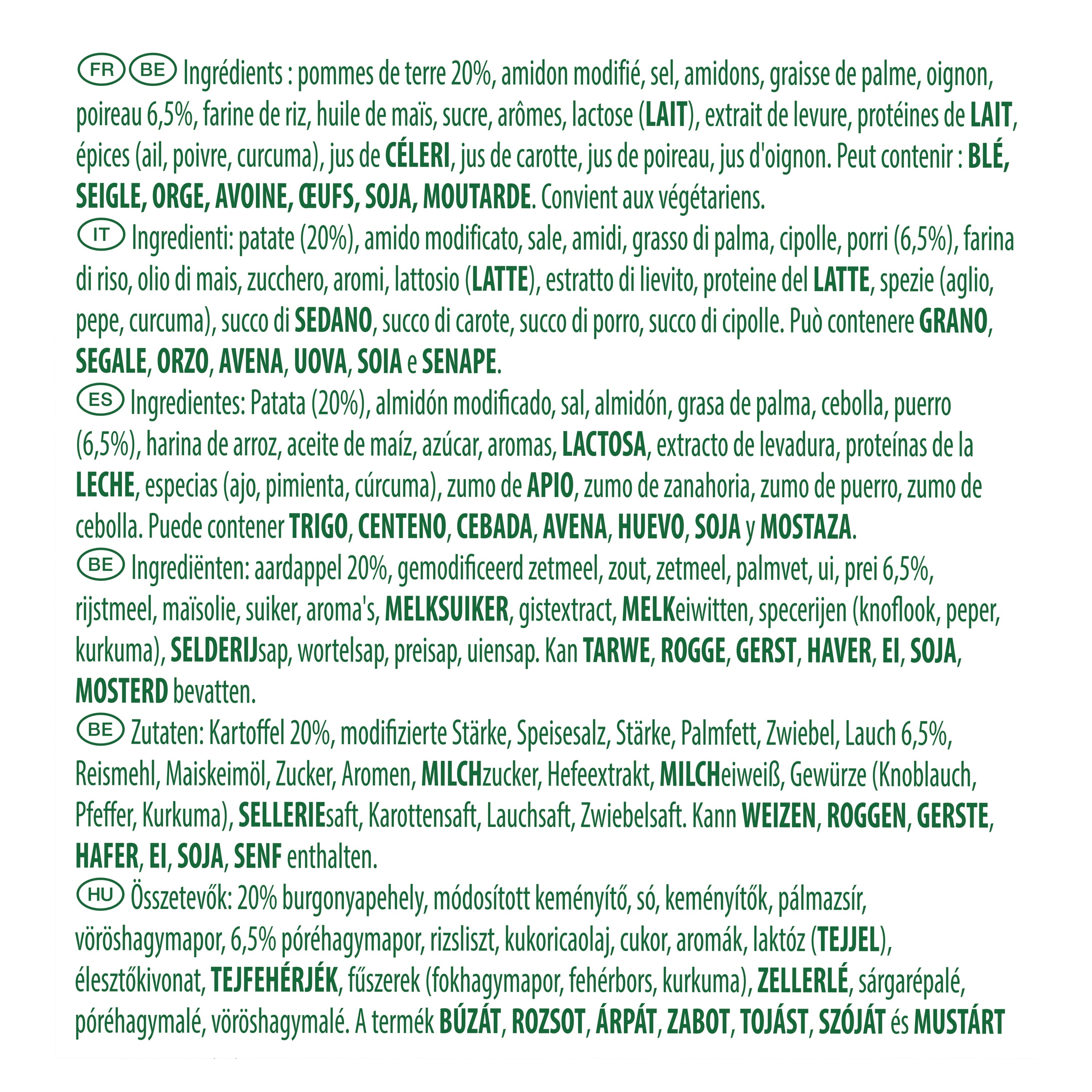 Knorr Professional Crema di Porri e Patate 815 Gr - 