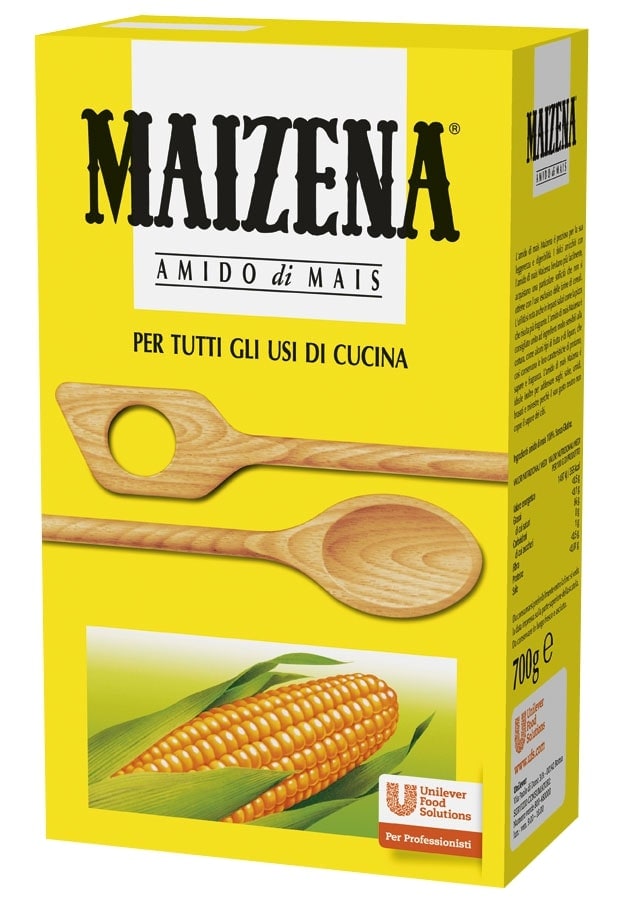 Maizena Amido di mais 700 Gr - Con l’amido di mais Maizena è possibile creare tante nuove ricette senza glutine, sia dolci che salate.