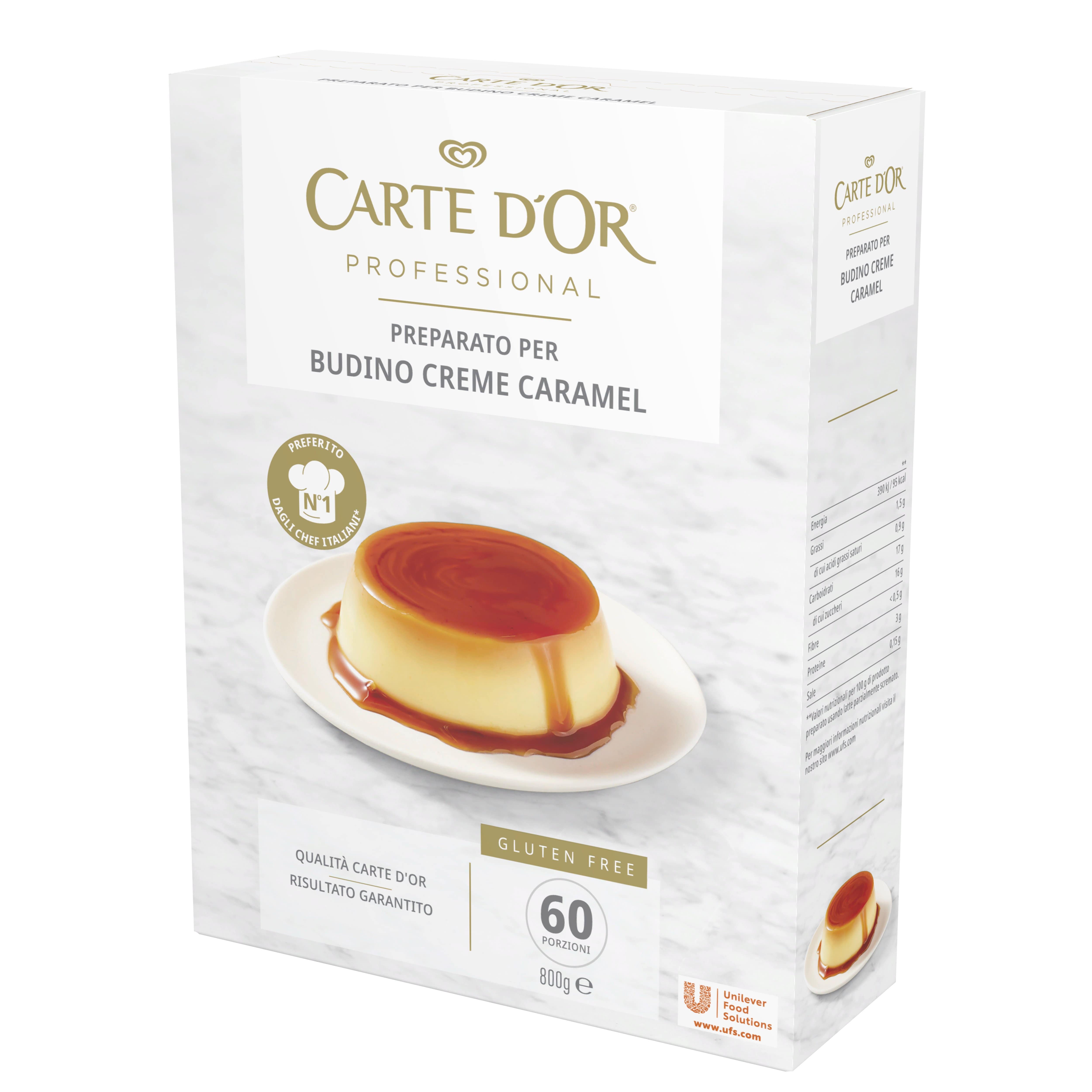Carte d’Or preparato per Budino Creme Caramel 800 Gr Senza Glutine - 