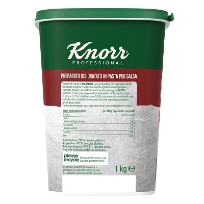 Knorr Fondo Bruno in pasta 1 Kg - Il fondo bruno è un'ottima base per numerose salse d'accompagnamento per carni rosse, selvaggina, zuppe e minestre