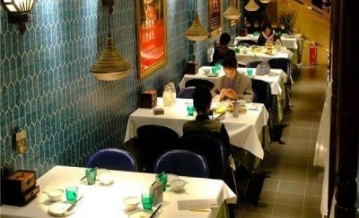 One Empty table between each diner One Empty table between each diner